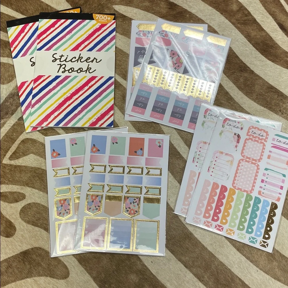 Colorful Sticker Book for Home‎ Office Planners